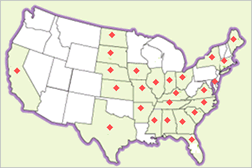 U.S. Universities MAP